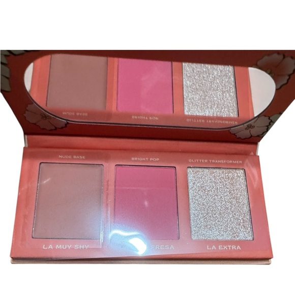 Alamar Cosmetics VIVA LAS CHEEKAS Cheek Palette - FAIR/LIGHT 3 Colors BNIB - Picture 8 of 10